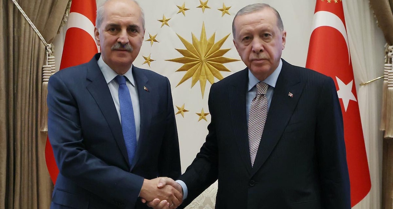 cumhurbaskani erdogan tbmm baskani numan kurtulmusu kabul etti vIr8Hs7E