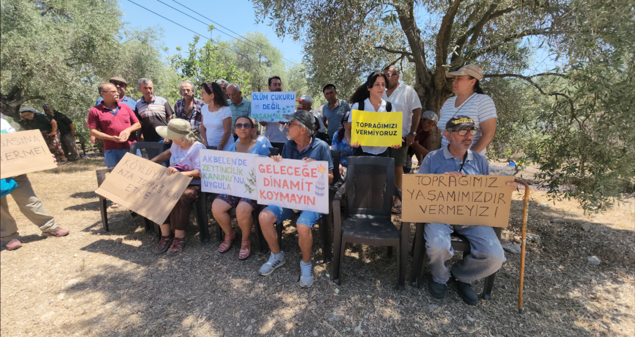ikizkoy akbelende zeytin tarlalarinda sondaj ve zeytin sayimina sert tepki QJevNrSA