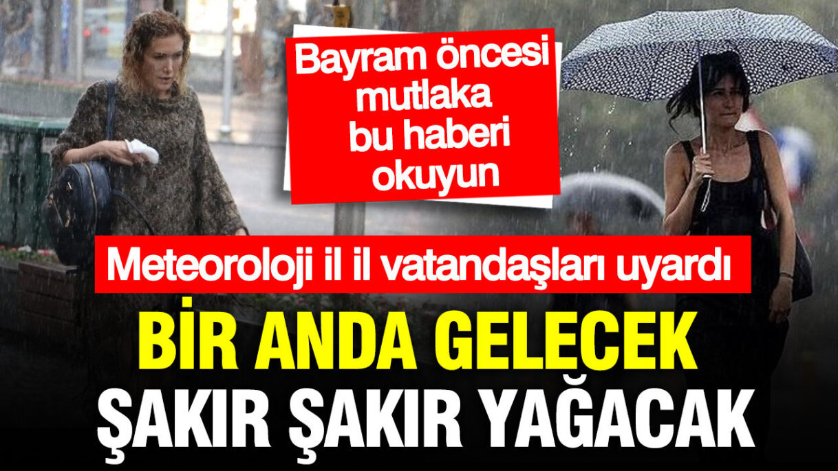 Meteoroloji’den Önemli Uyarı: Yağışlar Geliyor, Sıcaklıklar Düşüyor