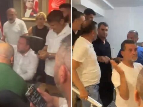 Kılıçdaroğlu yönetiminin atadığı il başkanı koltuğa oturdu, tansiyon yükseldi
